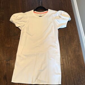 Velvet White Mini Dress